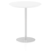 Dynamic Italia 1000mm Poseur Round Table White Top 1145mm High Leg ITL0150 DD